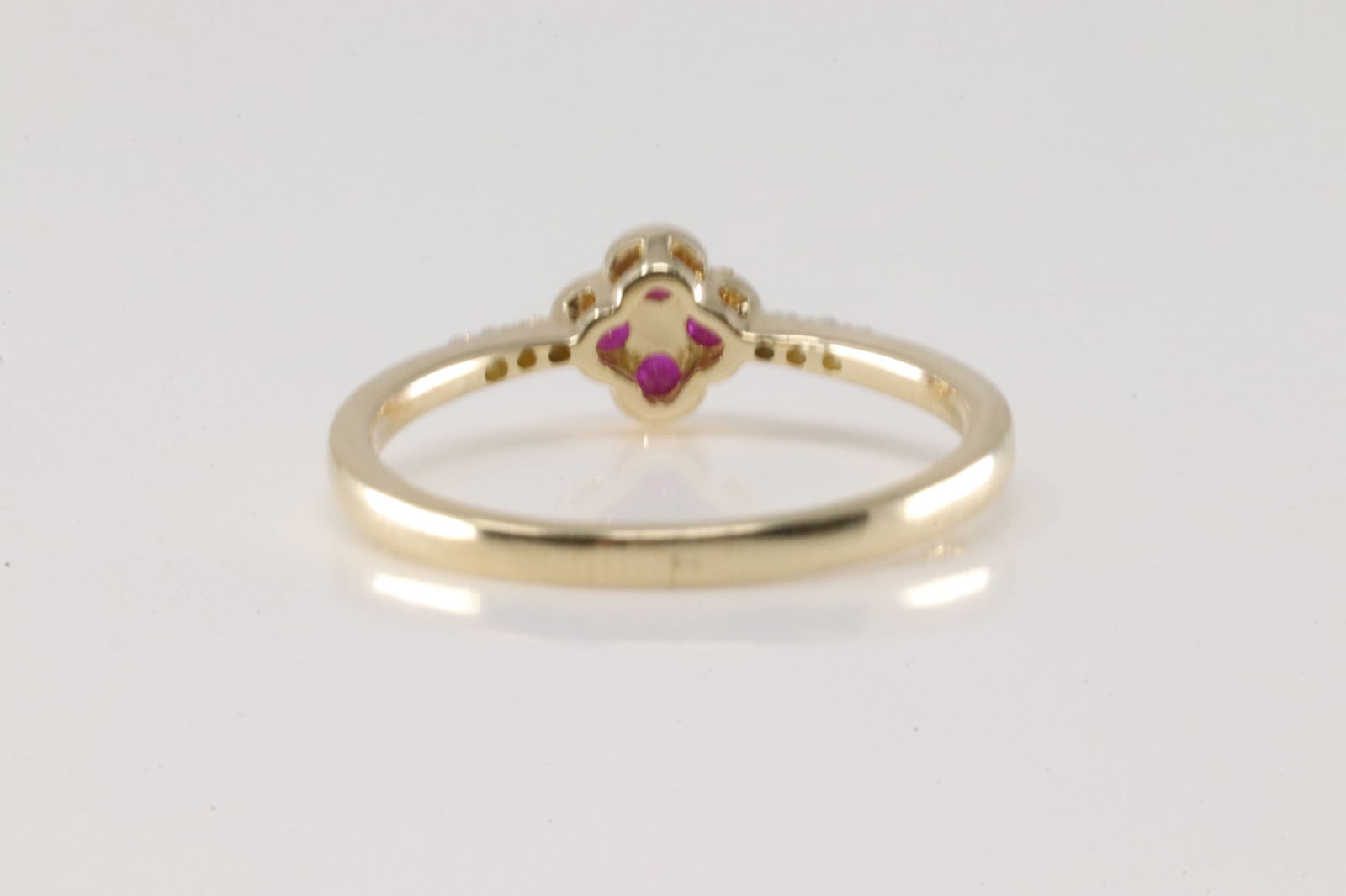 Ruby & Diamond Ring 14Kt. - 3