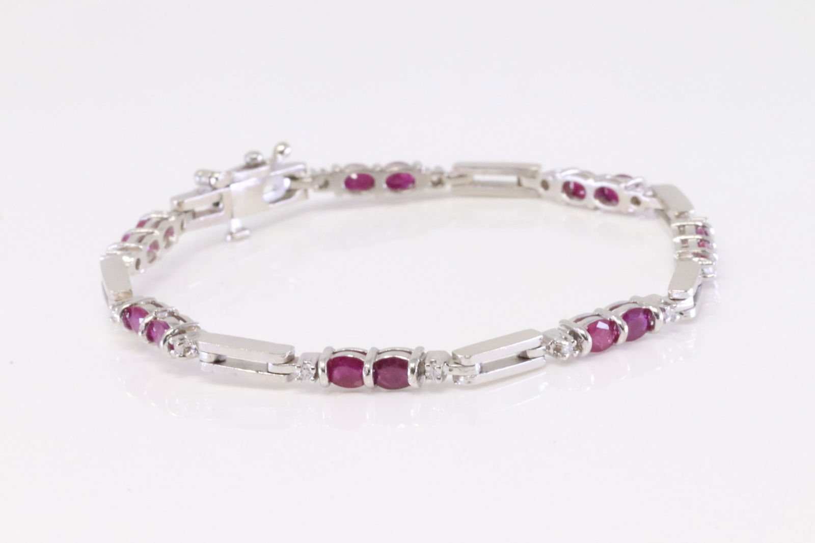Ruby & Diamond Bracelet 14Kt. - 2