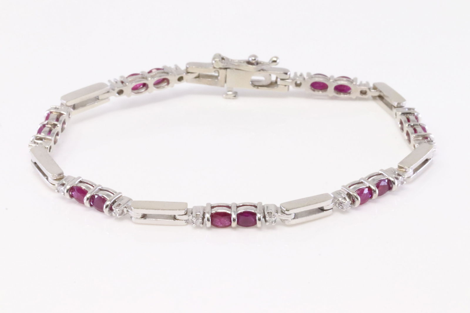 Ruby & Diamond Bracelet 14Kt. - 5