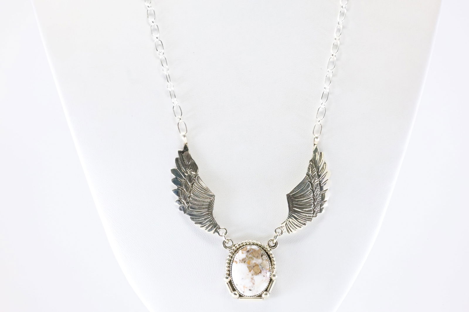 Native America Navajo Sterling Silver Wild Horse Necklace By Charlene Yazzie. From R. B Company.: This is a Native America Navajo Sterling Silver Wild Horse Necklace By Charlene Yazzie. From R.B Company. Stamp R.B. Neckalce Length: 22.00"