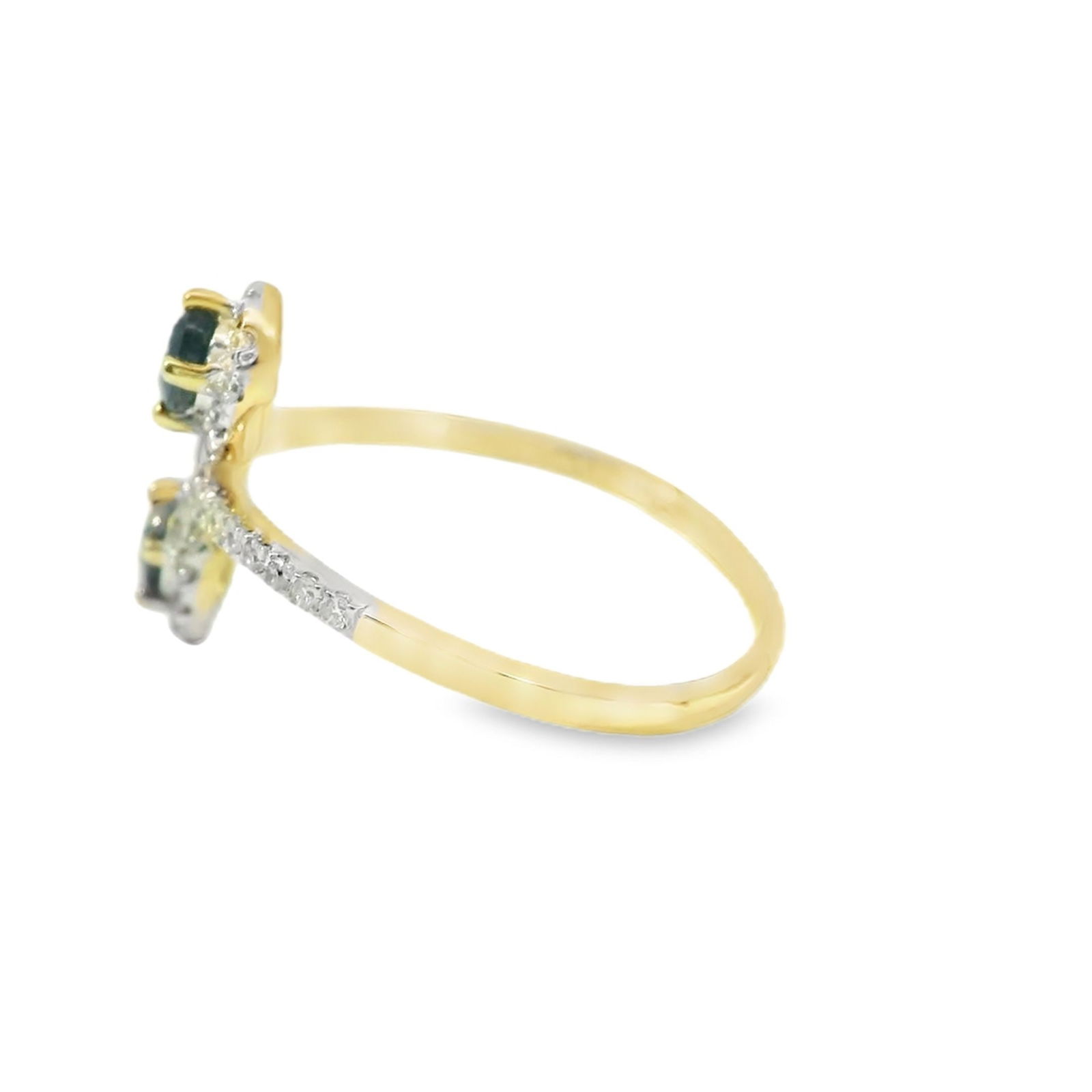 Sapphire & Diamond Infinity Ring 14Kt. - 2