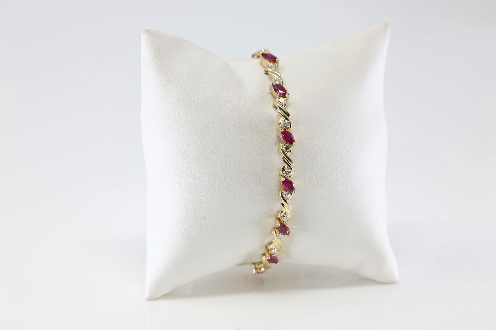 Ruby & Diamond Bracelet 14Kt. - 2