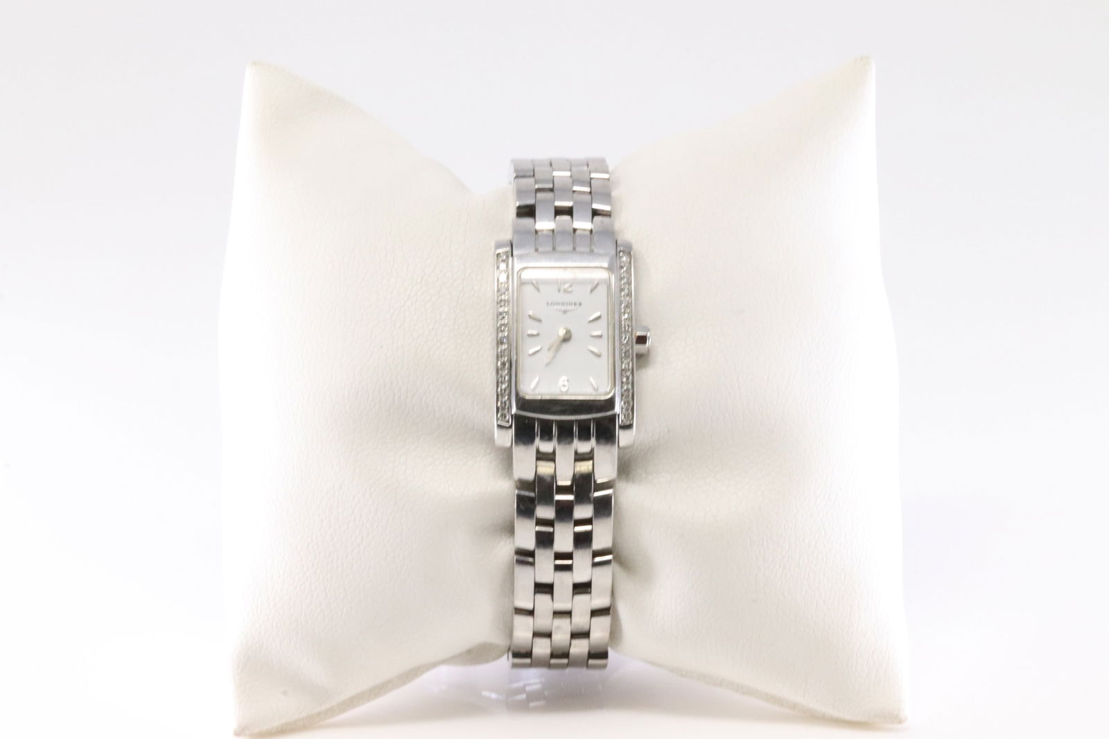 Longines Ladies Diamond Bezel Stainless Steel Quartz Watch (1 of 6)