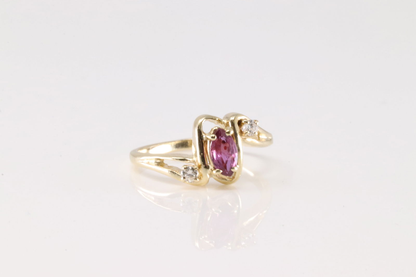 Ruby & Diamond Ring 14Kt. - 2