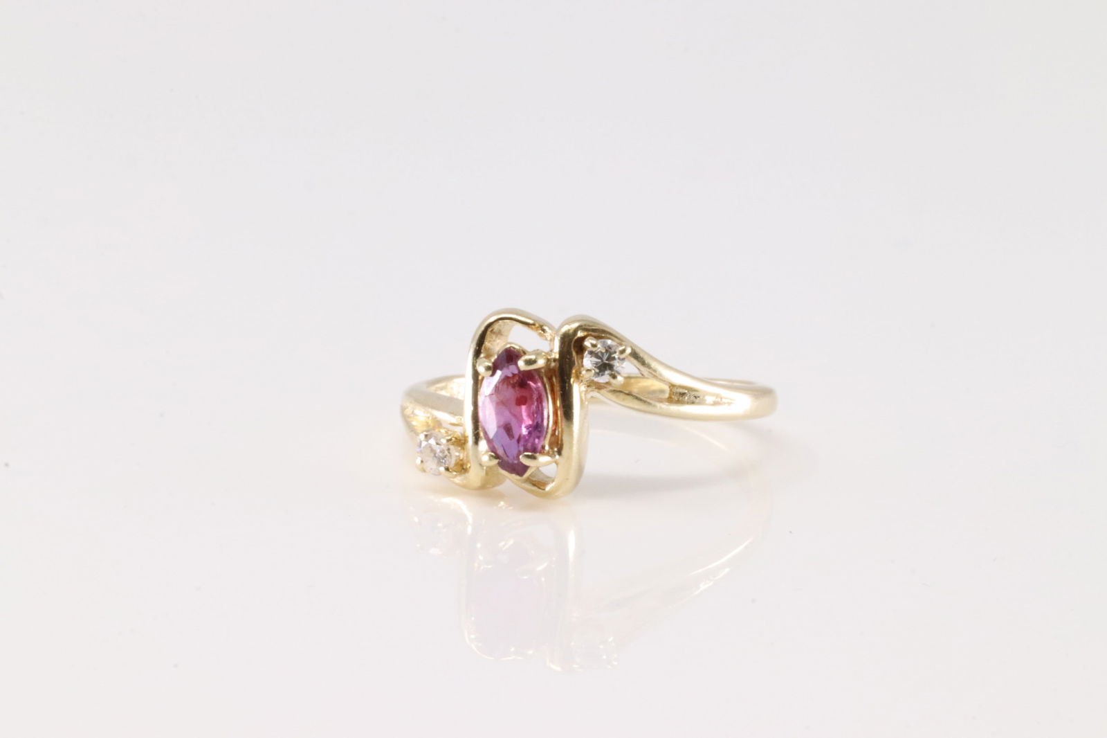Ruby & Diamond Ring 14Kt. - 3