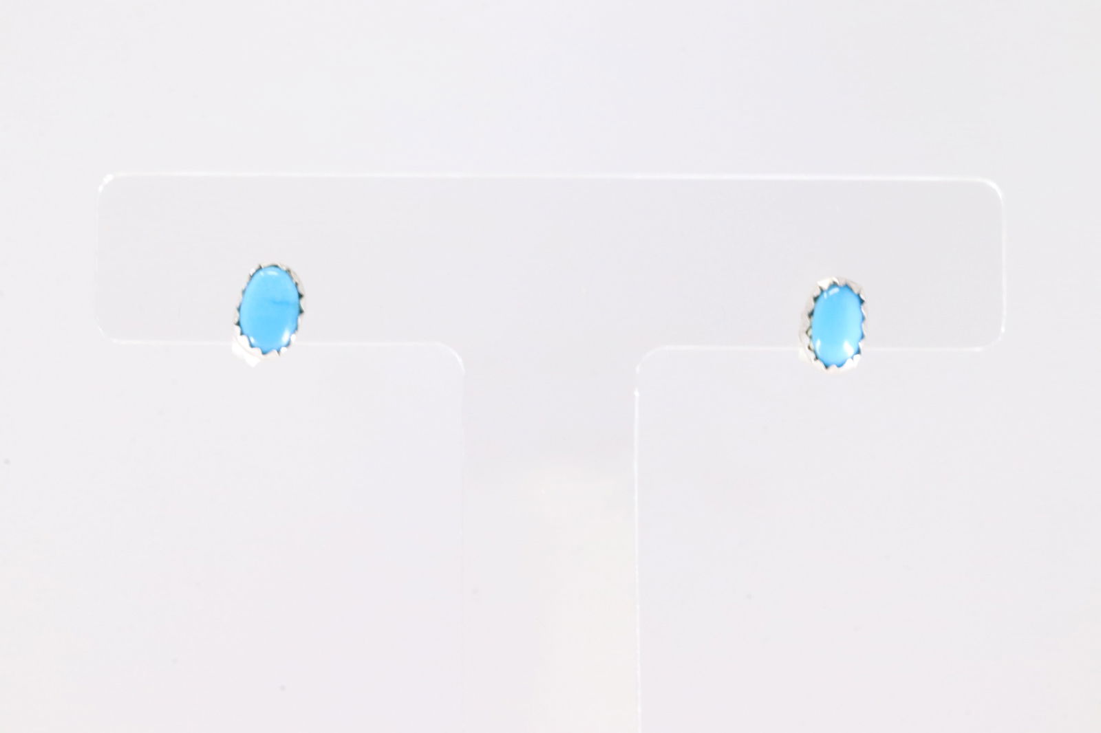 America Sterling Silver Turquoise Post Earring's.: This is a America Sterling Silver Turquoise Post Earring's.