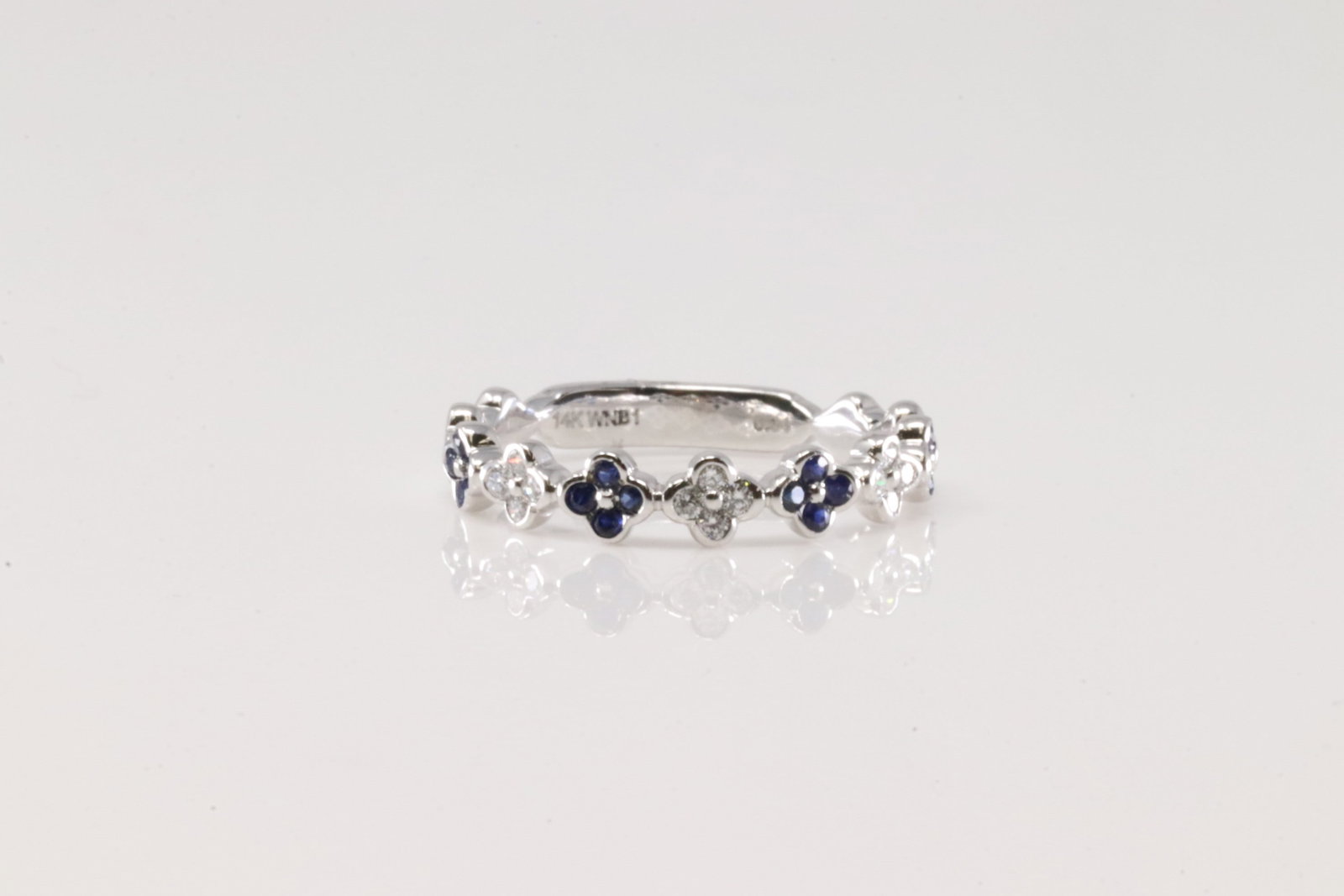 Sapphire & Diamond Ring 14Kt. (1 of 3)