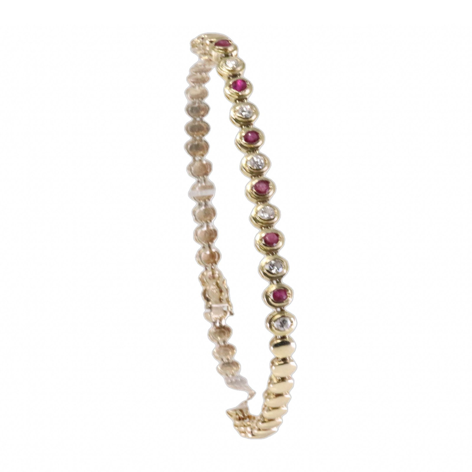 Ruby & Diamond Bracelet 14Kt. - 2