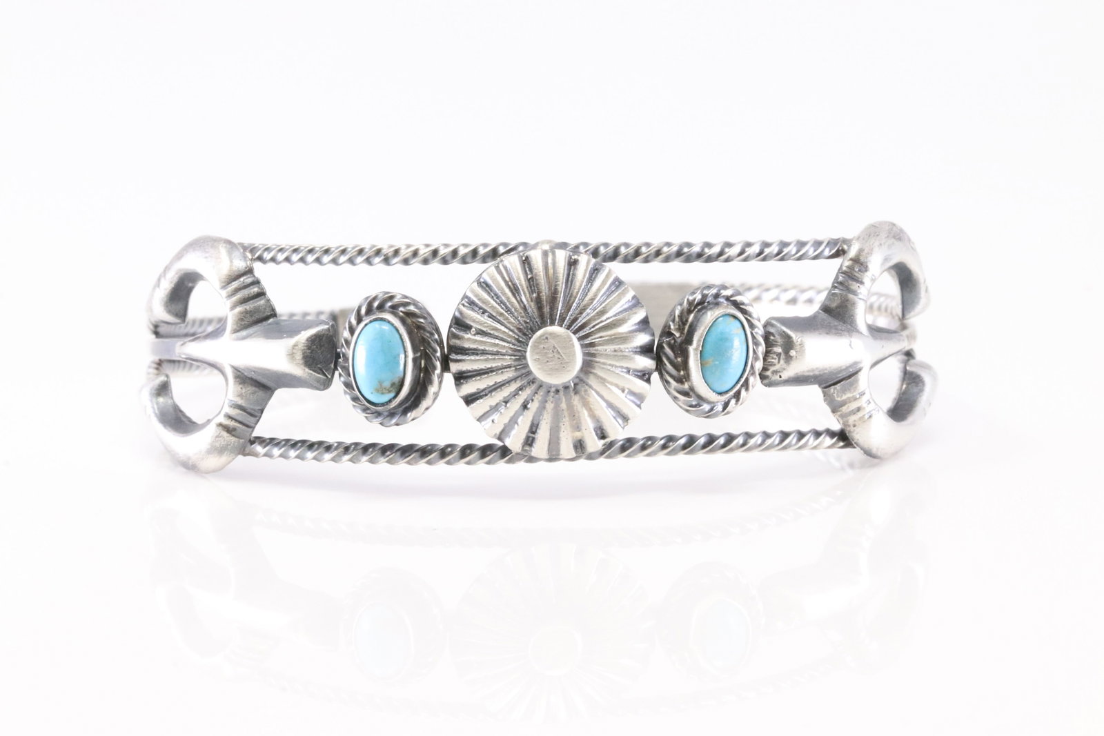 Native America Navajo Sterling Silver Turquoise Bracelet Cuff By Bobby Platero. From R.B Company.: This is a Native America Navajo Sterling Silver Turquoise Bracelet Cuff By Bobby Platero. From R.B Company. From R.B Company.