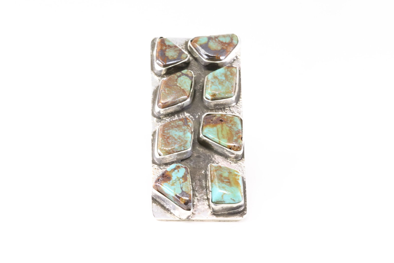 Native America Zuni Sterling Silver Turquoise Ring By Jude Candelaria.: This is a Native America Zuni Sterling Silver Turquoise Ring By Jude Candelaria. Stamp Jude Candelaria. Ring Size: 7.00.