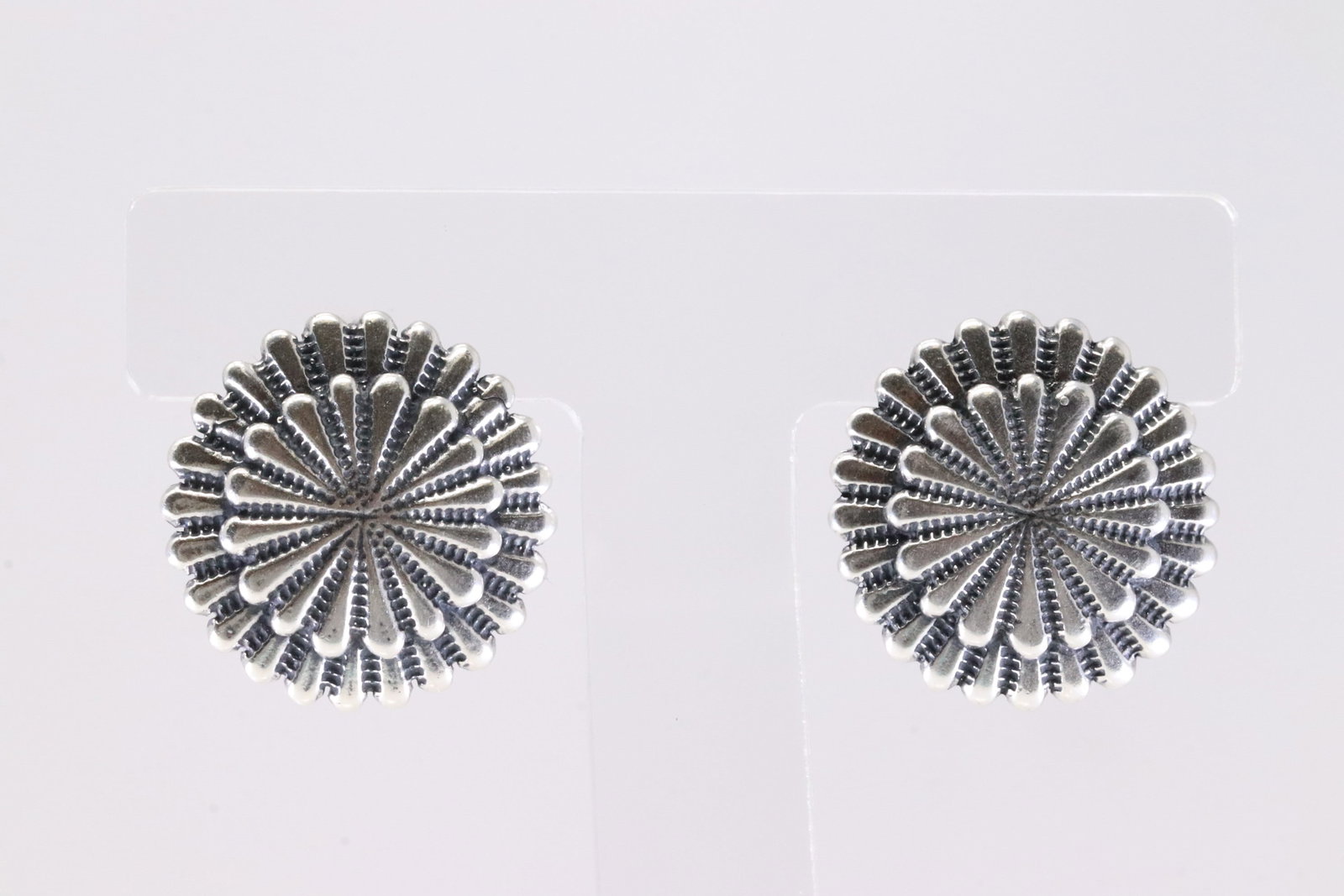 America Sterling Silver Solid Post Earring's. - 2