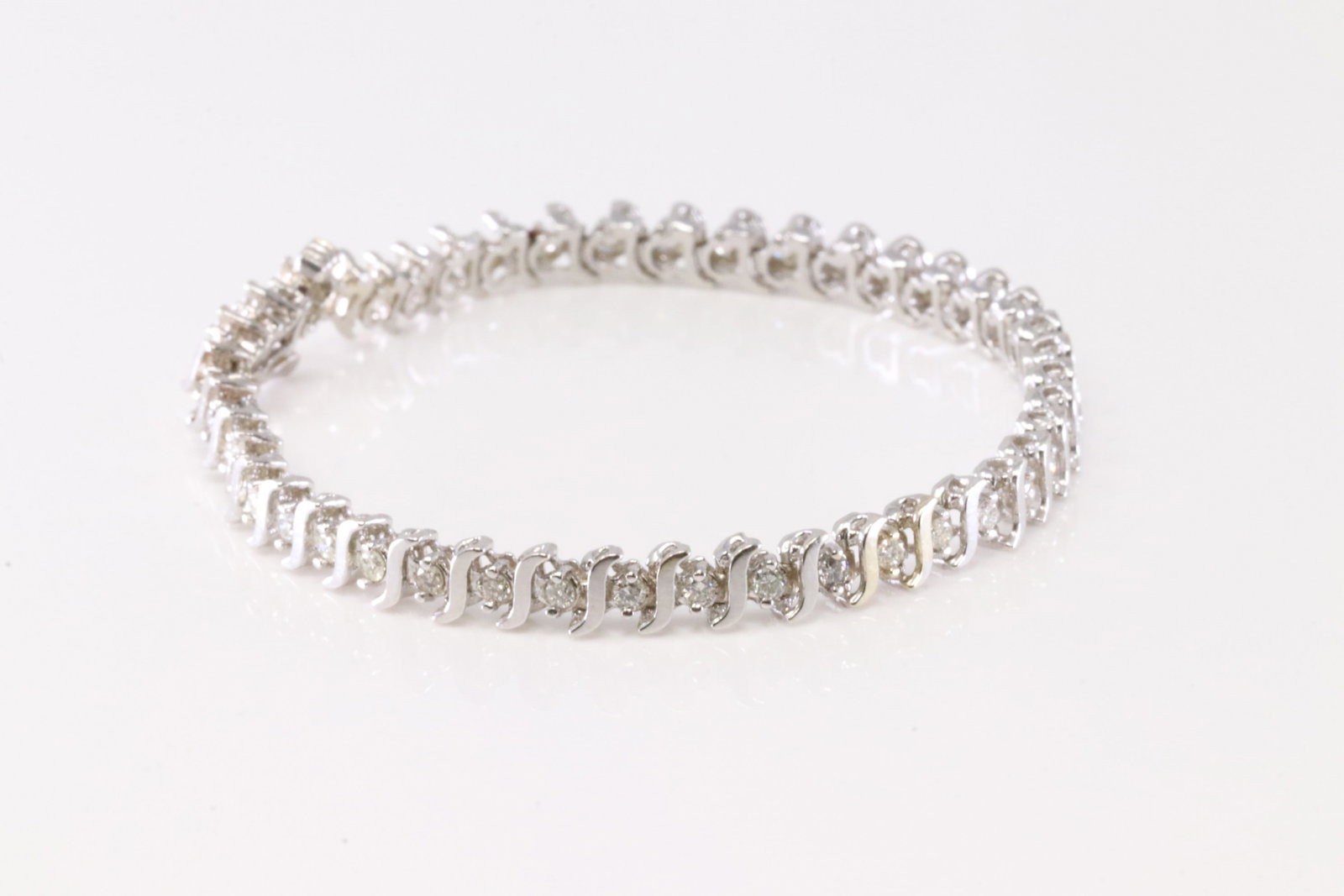 Diamond Bracelet 14Kt. - 3