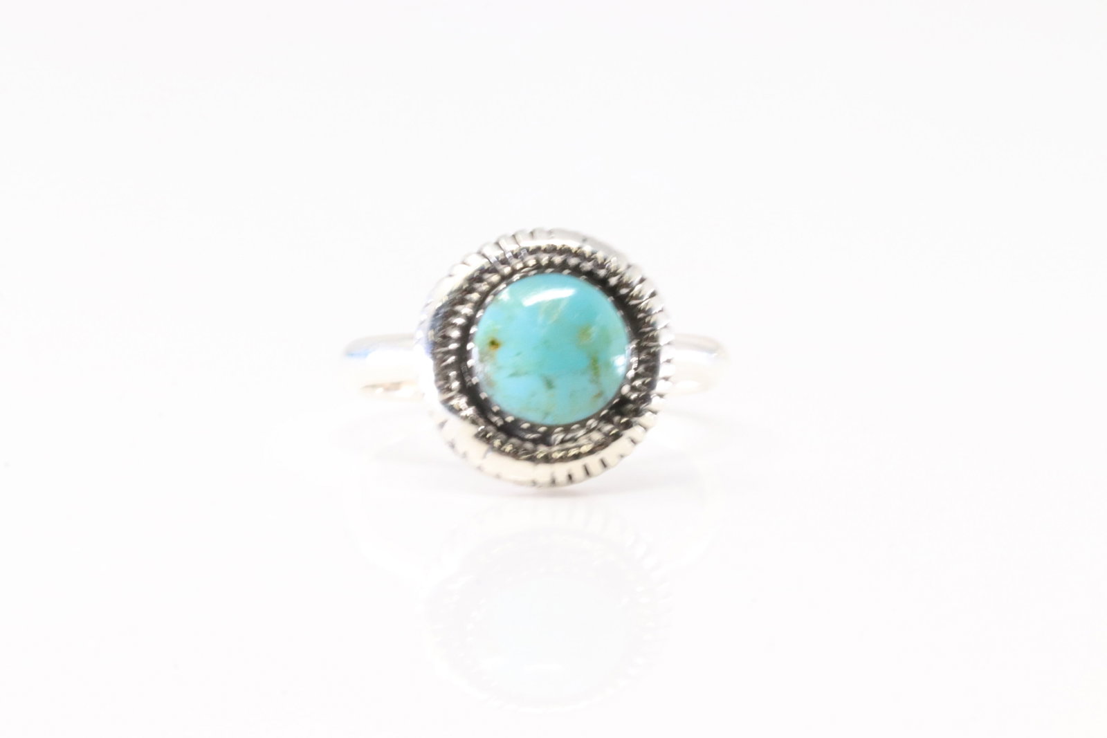America Sterling Silver Turquoise Ring. (1 of 3)