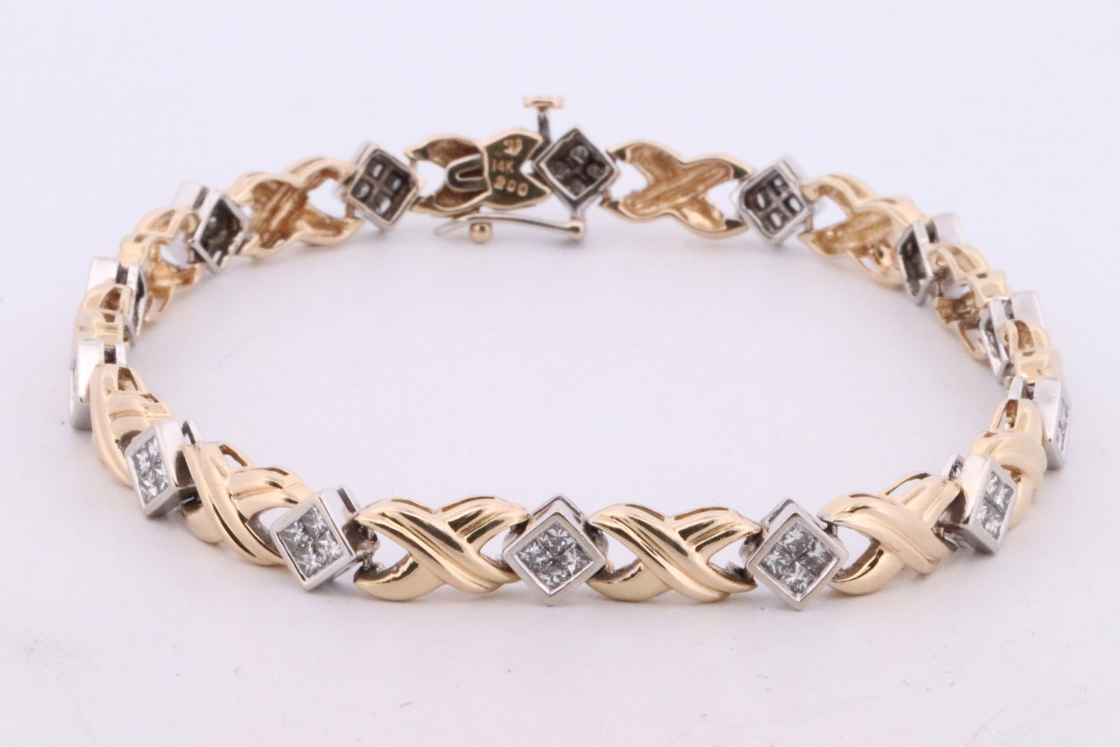 2ct Diamond Bracelet. - 4