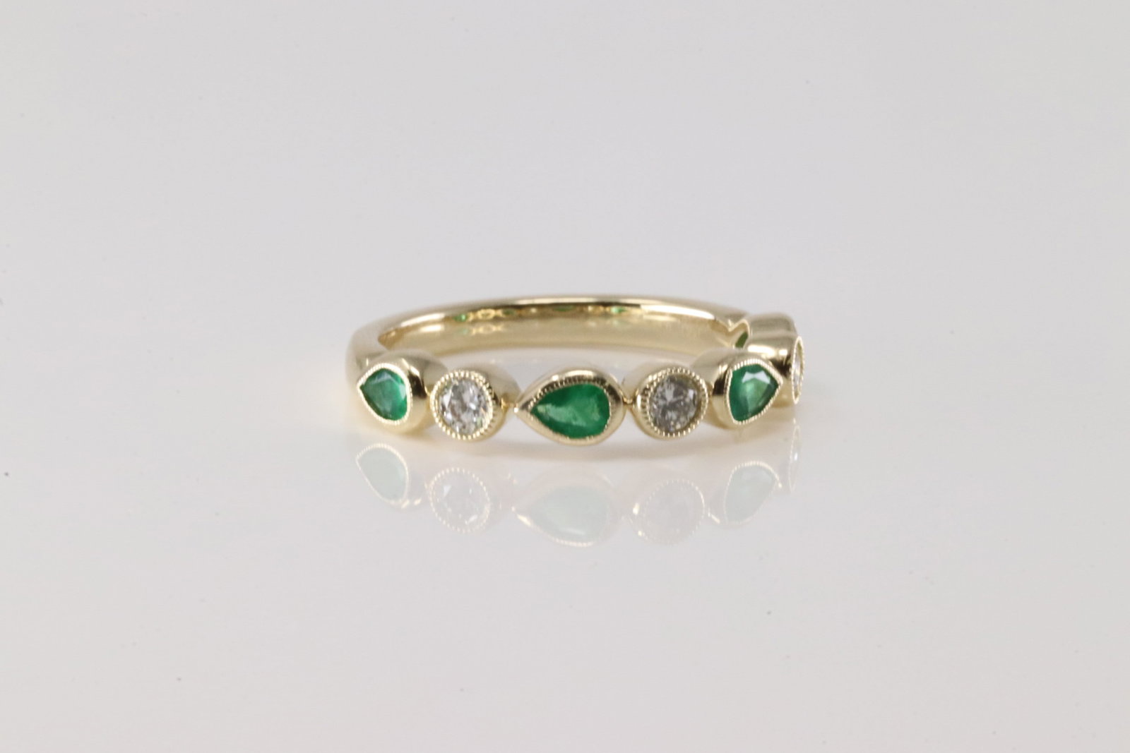 Emerald & Diamond Ring 14Kt. - 2