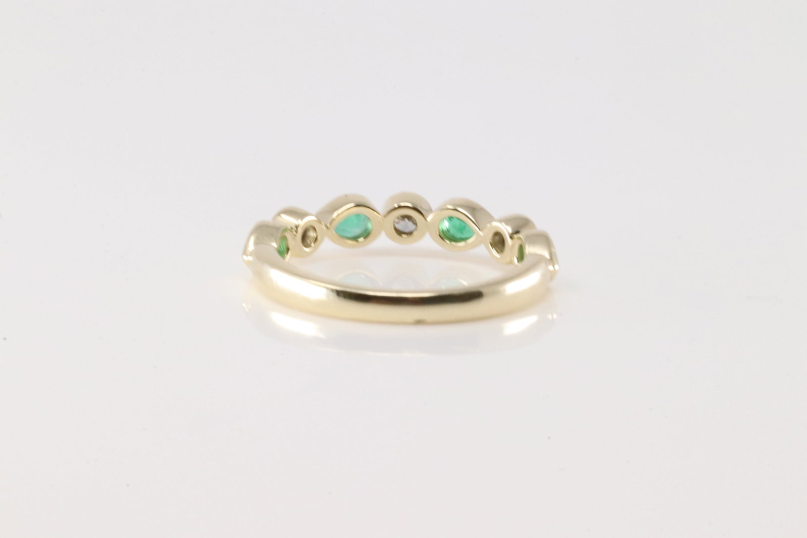 Emerald & Diamond Ring 14Kt. - 4