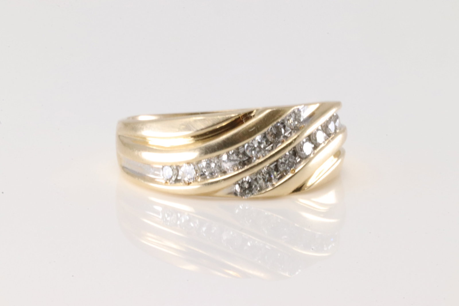 Wedding Diamond Ring 14Kt. - 2