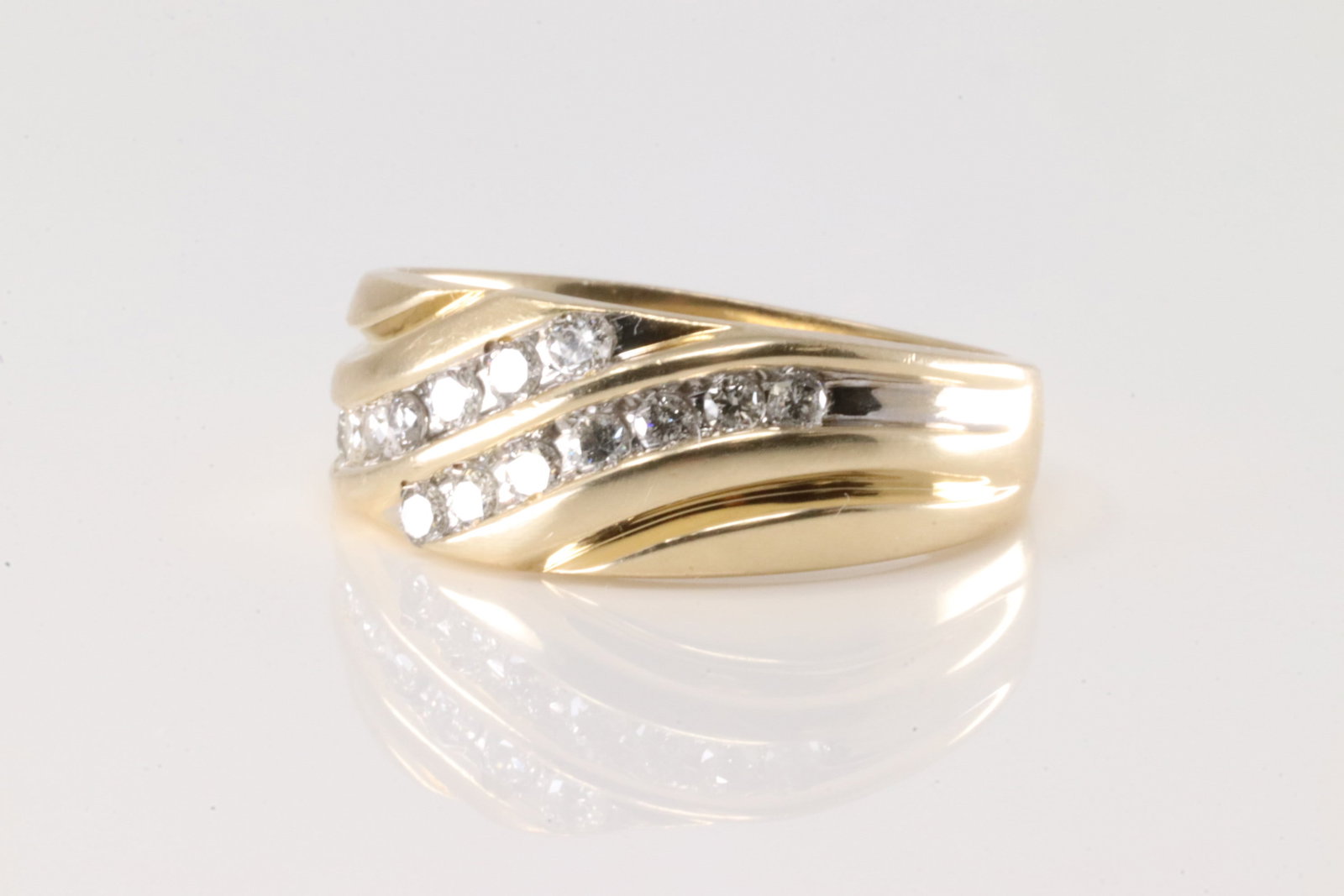 Wedding Diamond Ring 14Kt. - 3