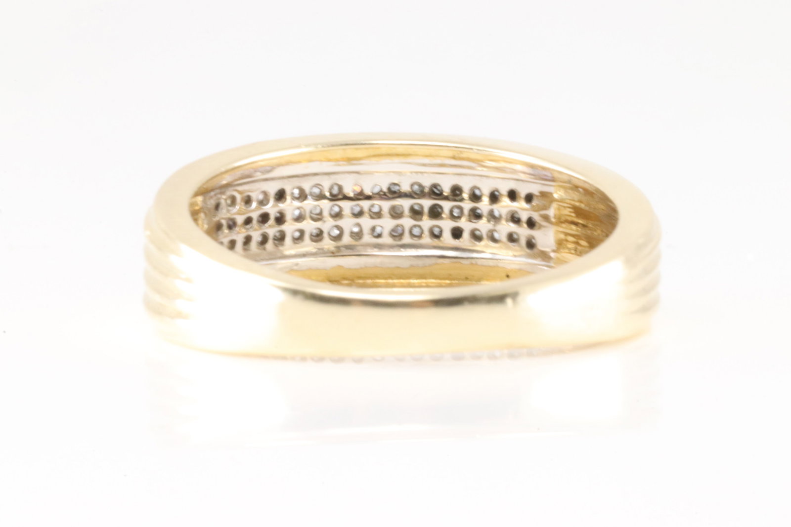 Wedding Diamond Ring 14Kt. - 4