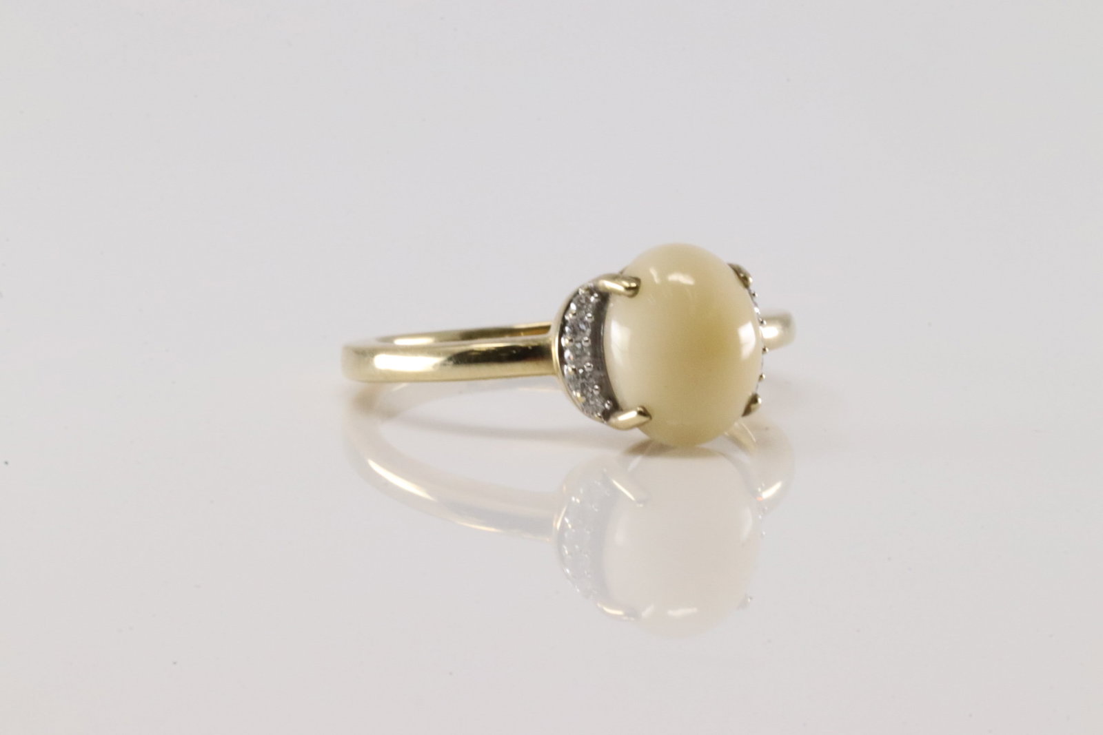 Opal & Diamond Ring 10Kt. - 2