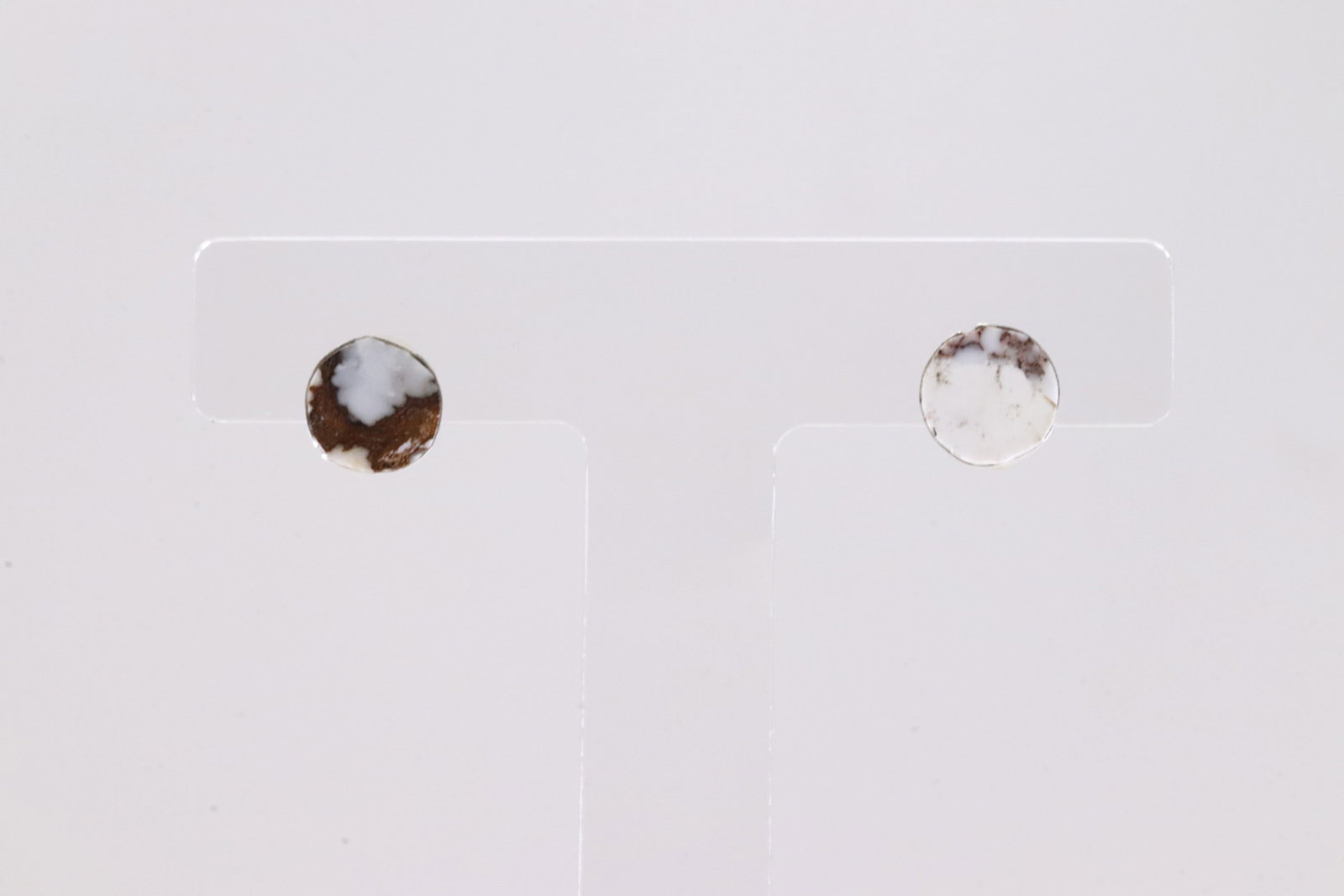 America Sterling Silver Wild Horse Stone Post Earring's.: This is a America Sterling Silver Wild Horse Stone Post Earring's.