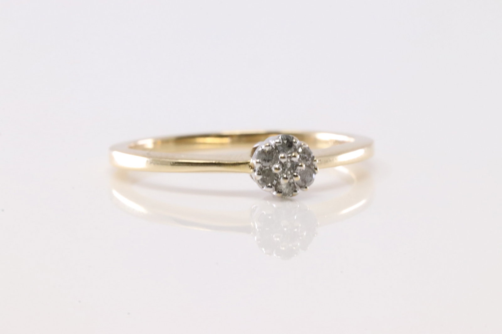 Diamond Ring 14K. - 3