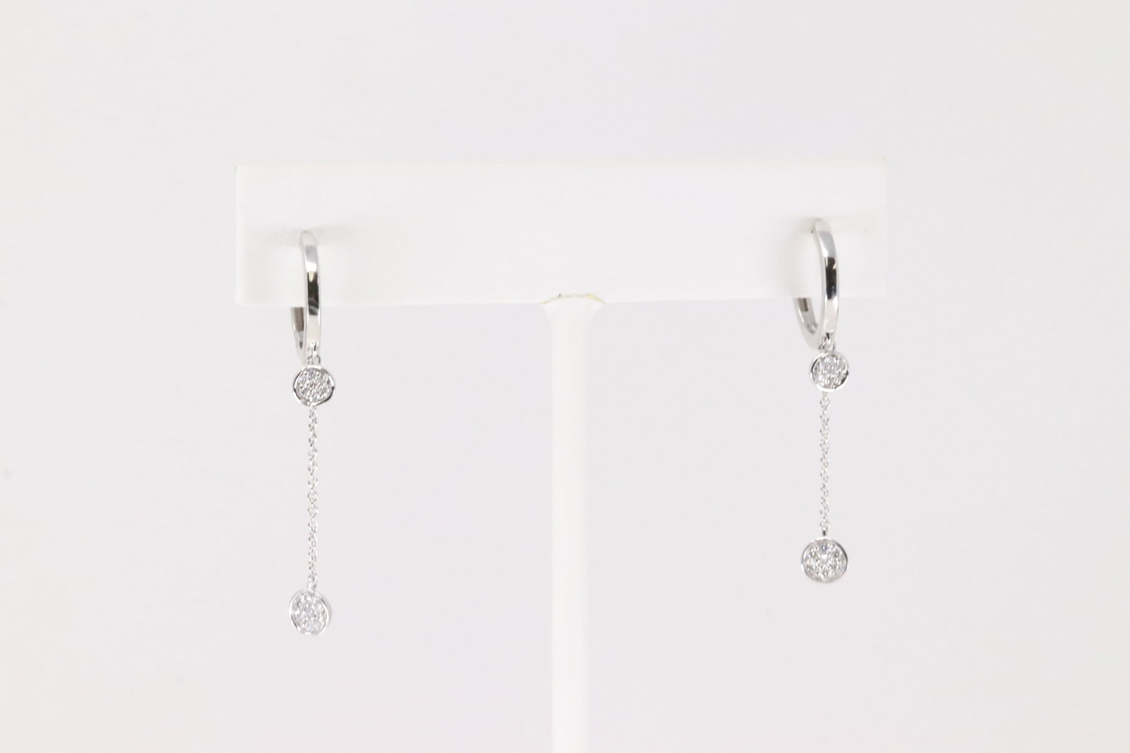 Diamond Hoop Earring 14Kt. - 2