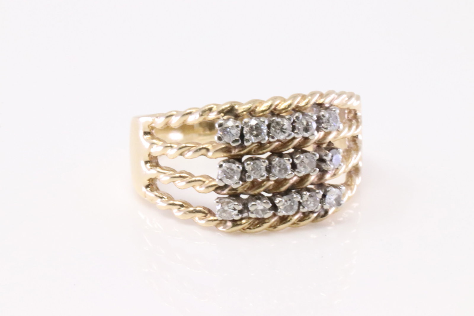 Diamond Ring 14Kt. - 3