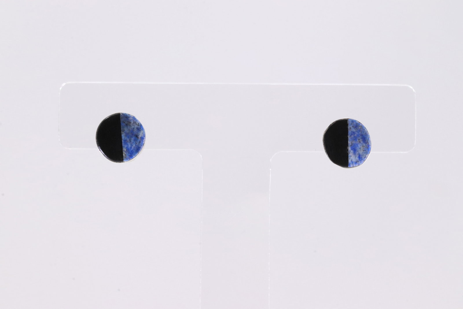 America Sterling Silver Multi-Color Stone Post Earring's.: This is a America Sterling Silver Multi-Color Stone Post Earring's.