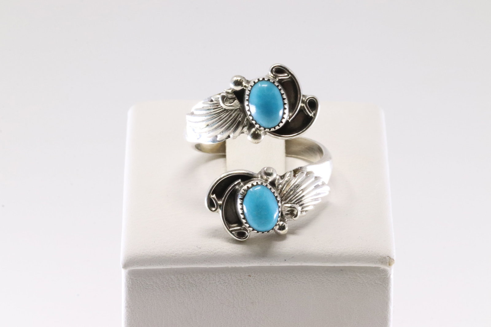 America Sterling Silver Turquoise Ring. (1 of 4)