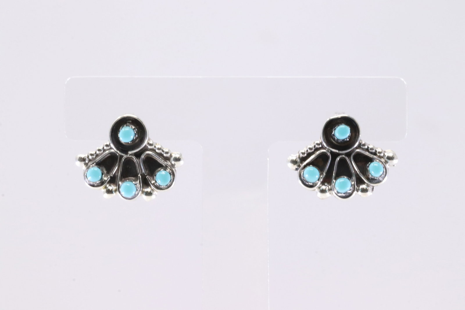 America Navajo Sterling Silver Turquoise Post Earring's.: This is a America Navajo Sterling Silver Turquoise Post Earring's.