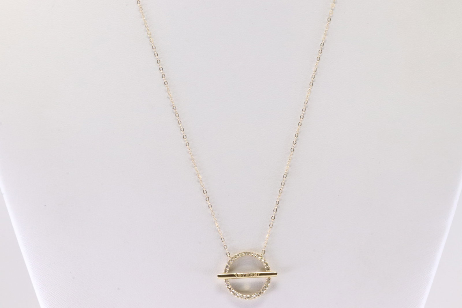 Diamond Necklace 10Kt.: 10Kt Yellow Gold Diamond Necklace. This Necklace has Charming Charm with Sparkling Diamonds. Diamonds weight: 0.25ctw. Necklace length: 18.00"