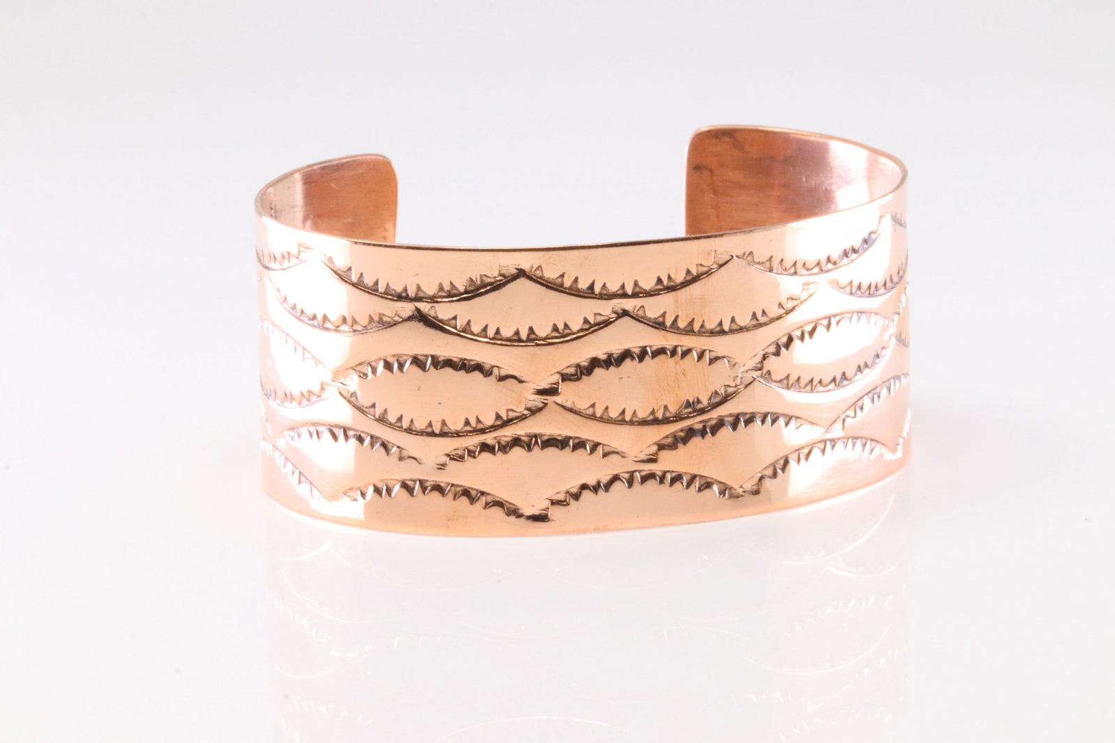 American Copper Bracelet Cuff. - 2