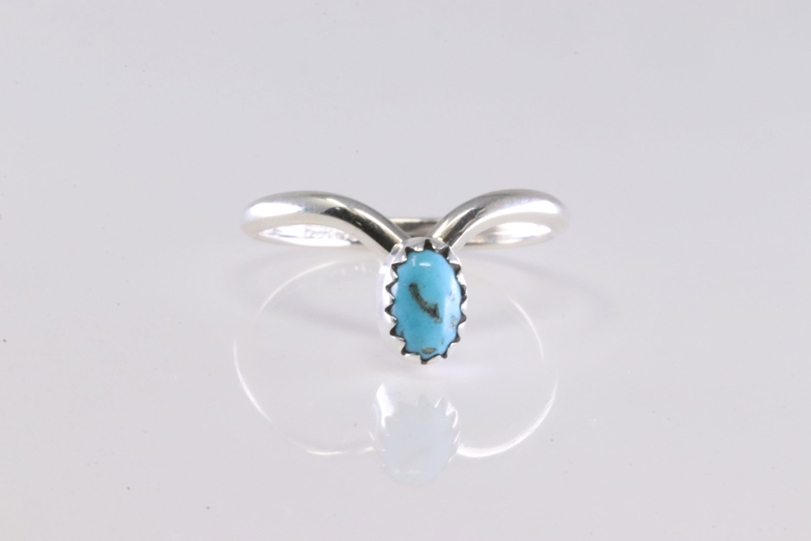 American Sterling Silver Turquoise Ring.