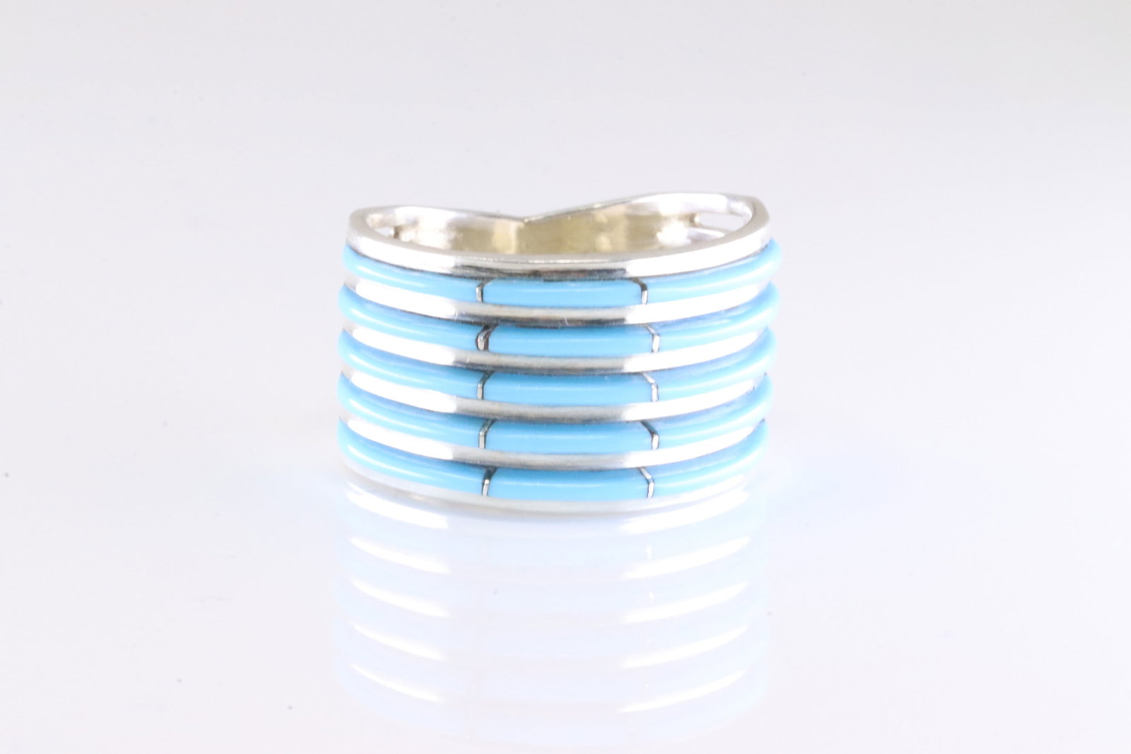 America Sterling Silver Turquoise Ring.
