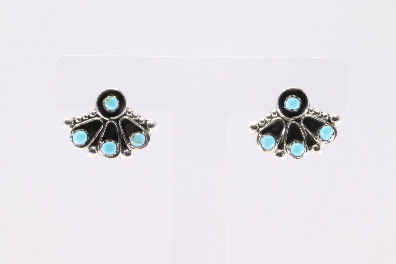America Sterling Silver Turquoise Post Earring's.
