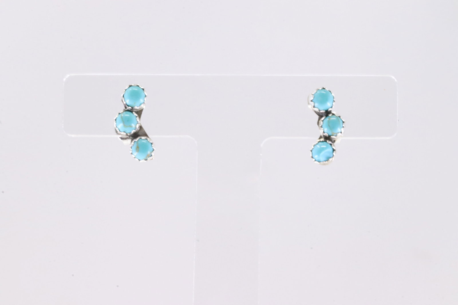 American Sterling Silver Turquoise Post Earring's.: This is a American Sterling Silver Turquoise Post Earring's.
