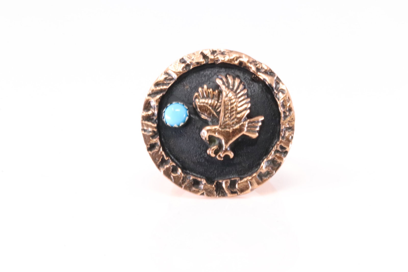 America Navajo Copper Turquoise Ring.: This is a America Navajo Copper Turquoise Ring. Ring Size: 5.50.