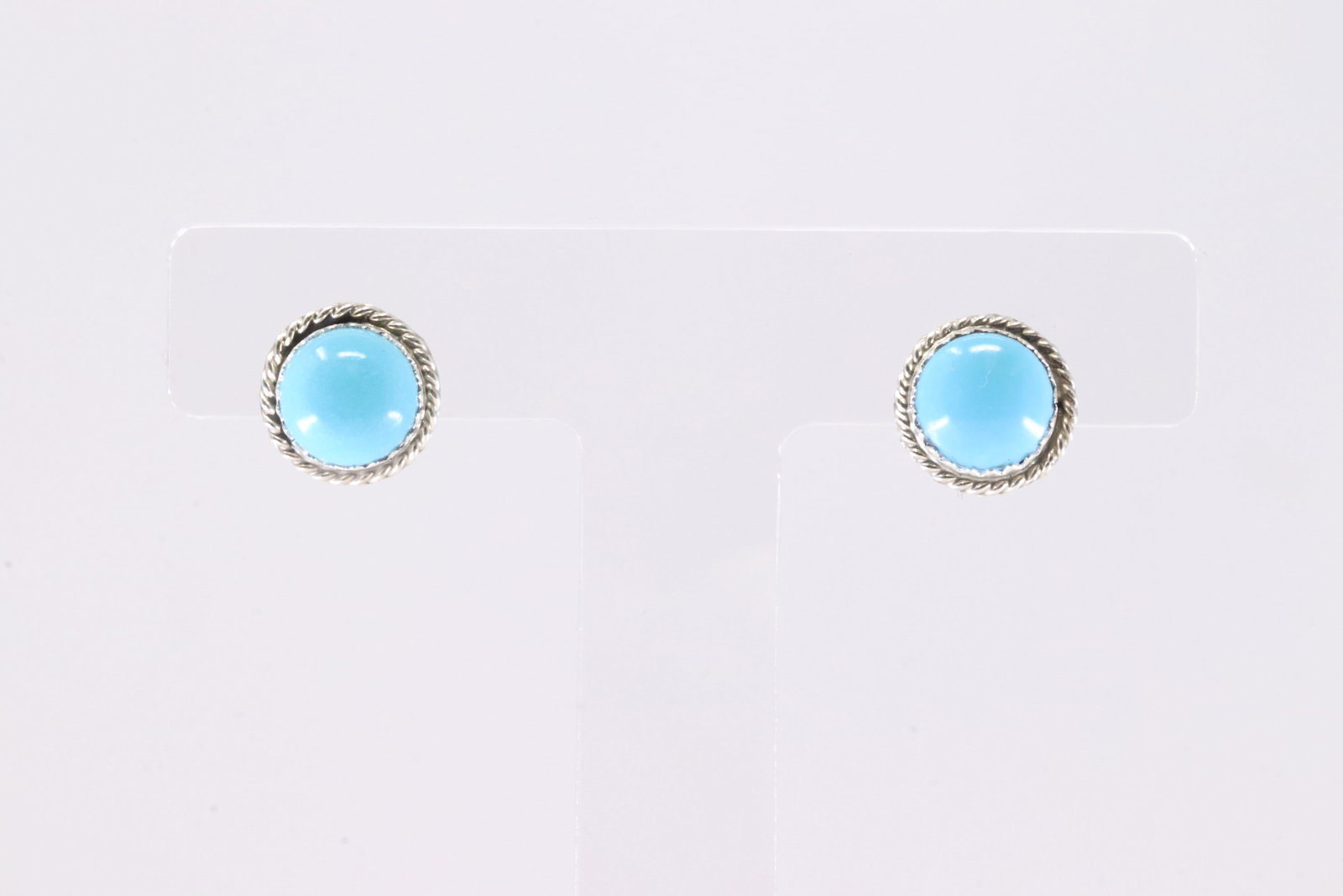 America Sterling Silver Turquoise Post Earring's.: This is a America Sterling Silver Turquoise Post Earring's.