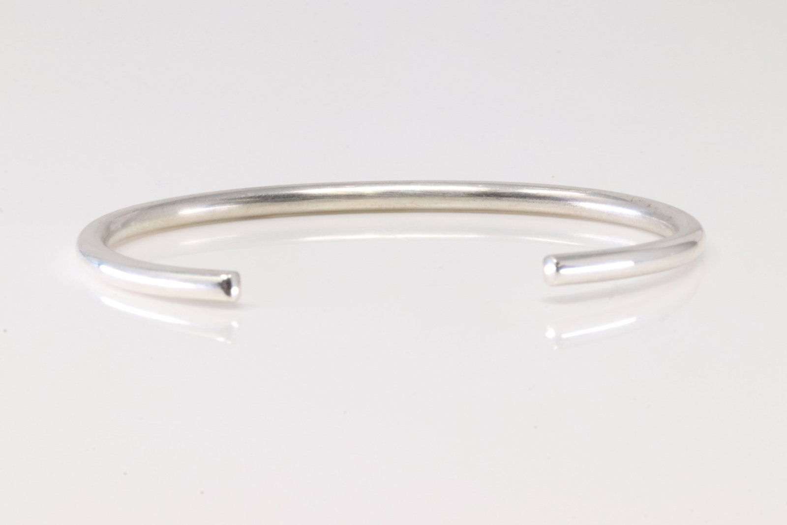 America Sterling Silver Solid Bracelet Cuff. - 3