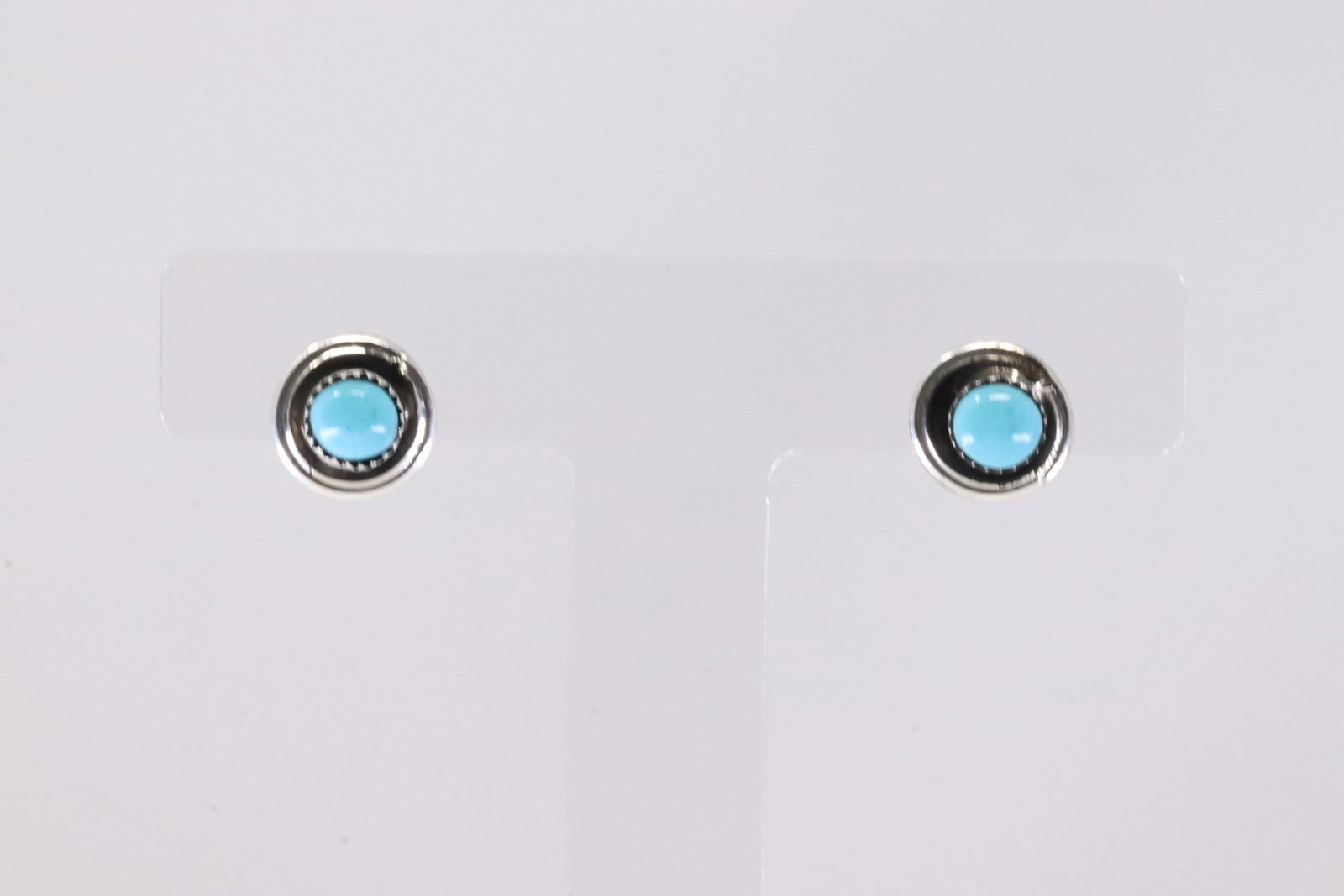 America Sterling Silver Turquoise Post Earring's.: This is a America Sterling Silver Turquoise Post Earring's.