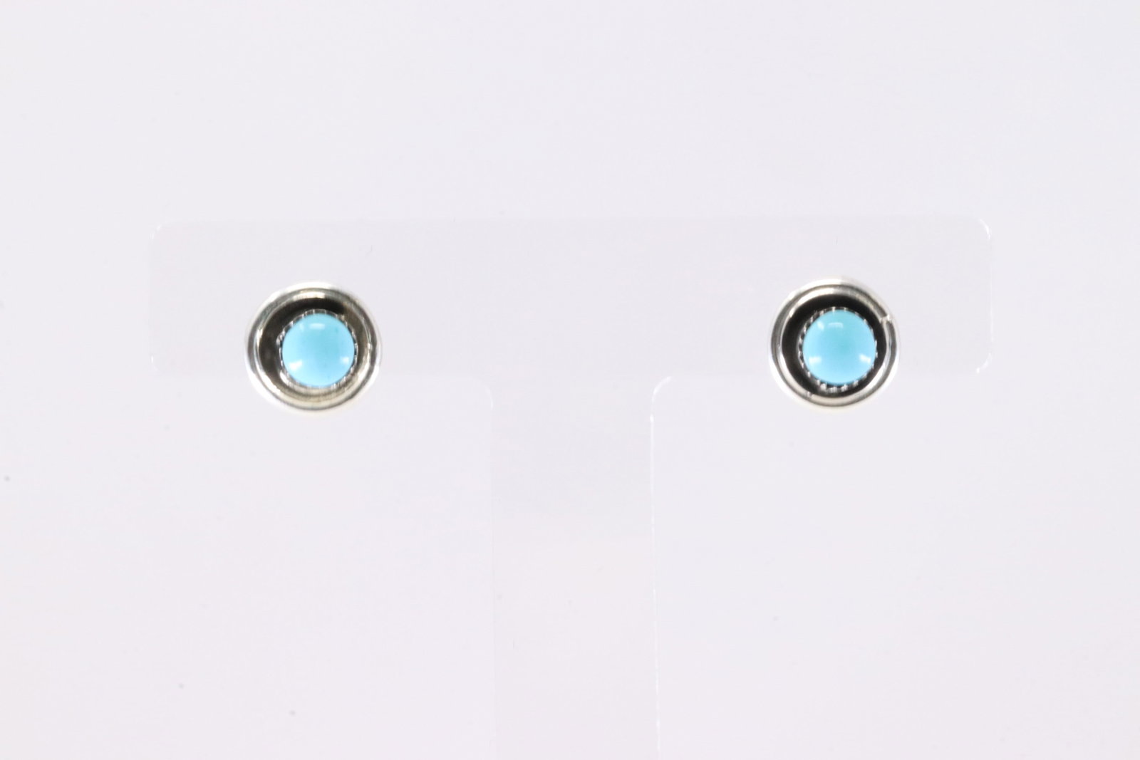 America Sterling Silver Turquoise Post Earring's.: This is a America Sterling Silver Turquoise Post Earring's.