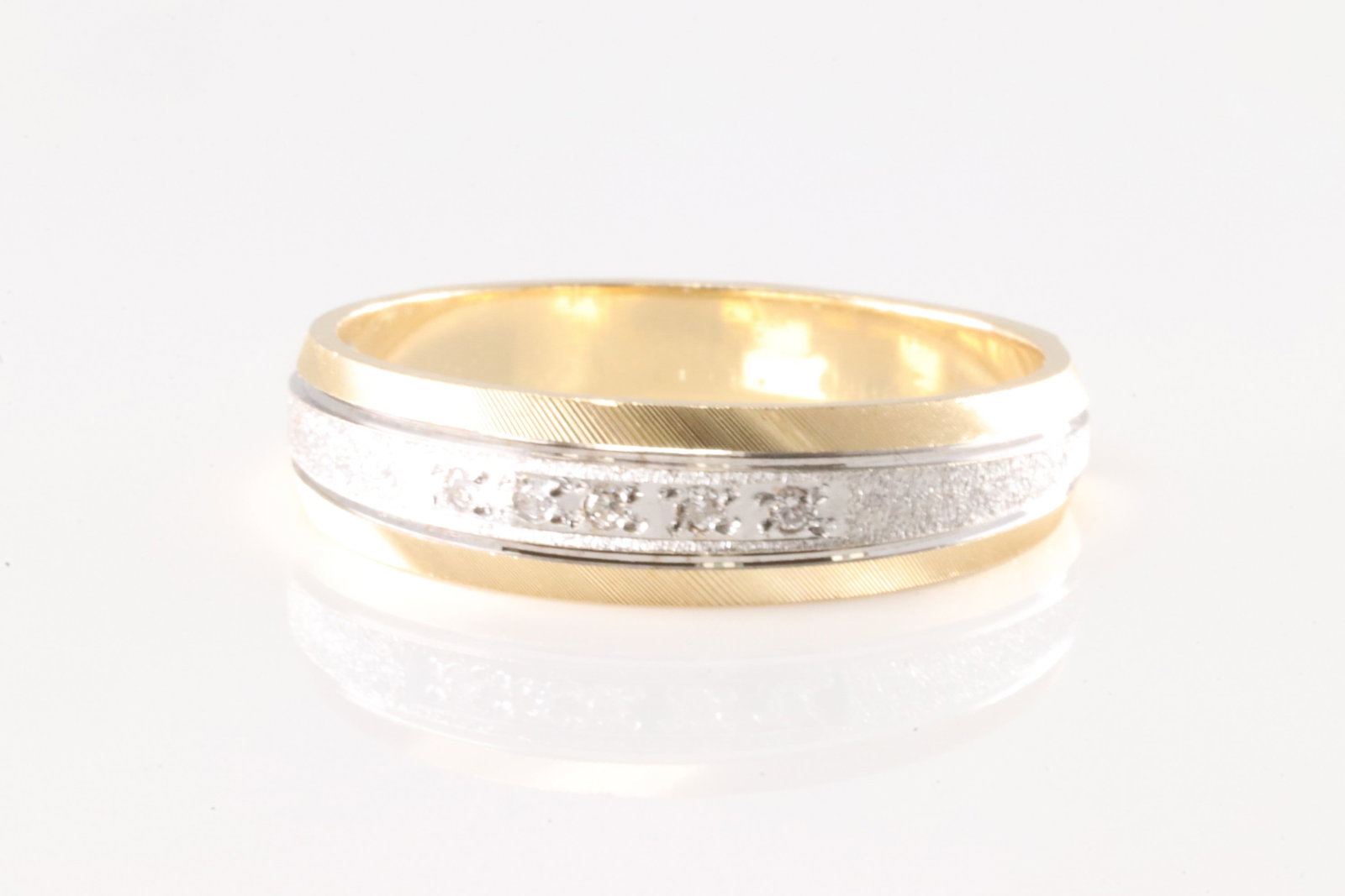 Wedding Diamond Ring 14Kt. - 3