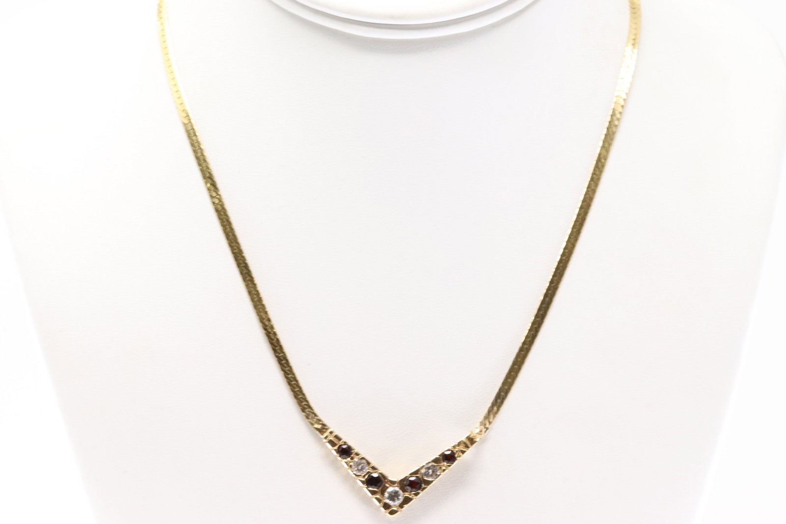 Ruby & Diamond Necklace 14Kt. - 2