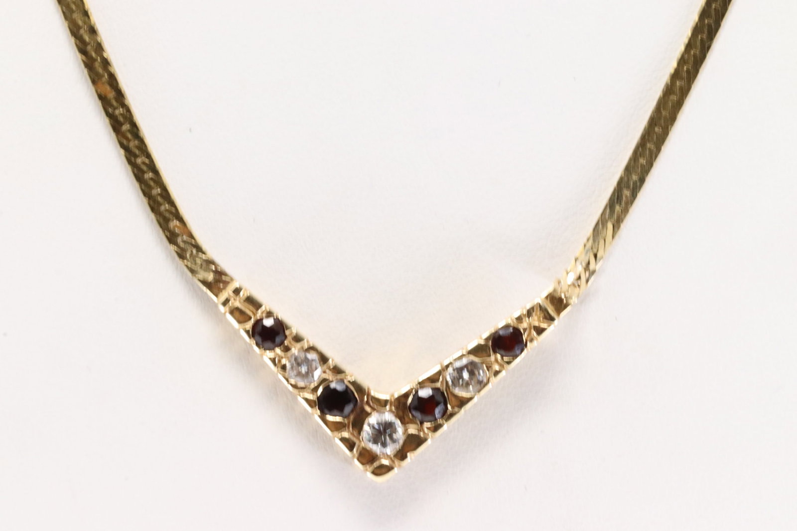 Ruby & Diamond Necklace 14Kt. - 3
