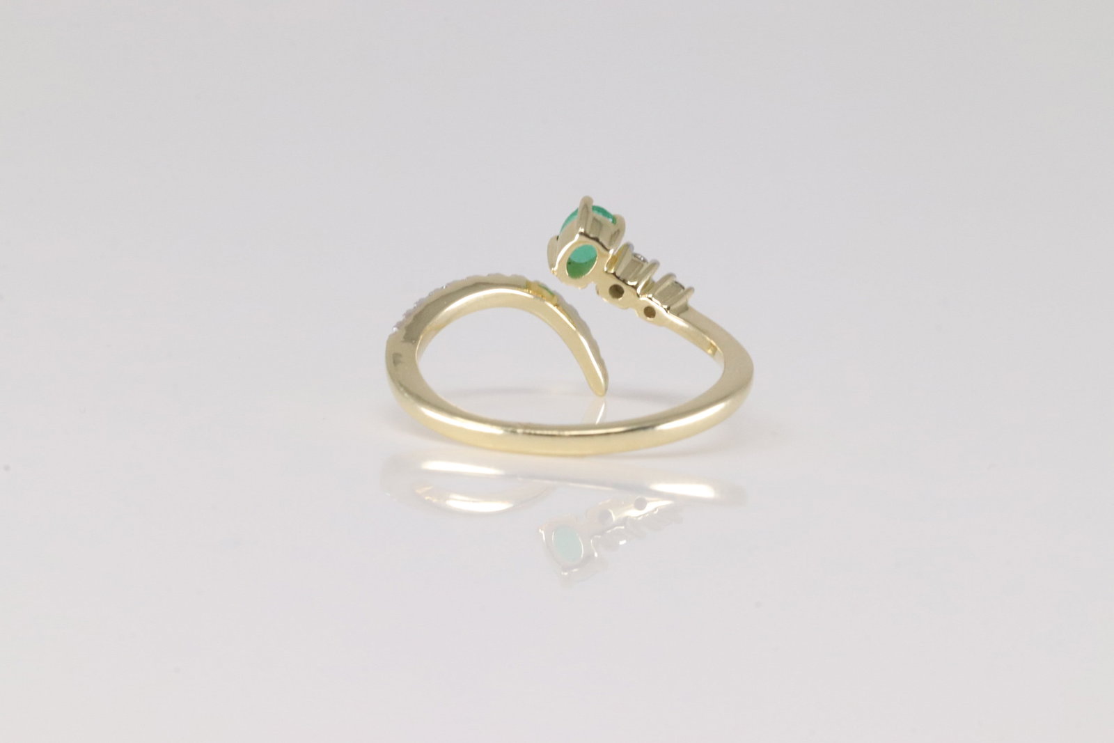Emerald & Diamond Ring 14kt. - 4