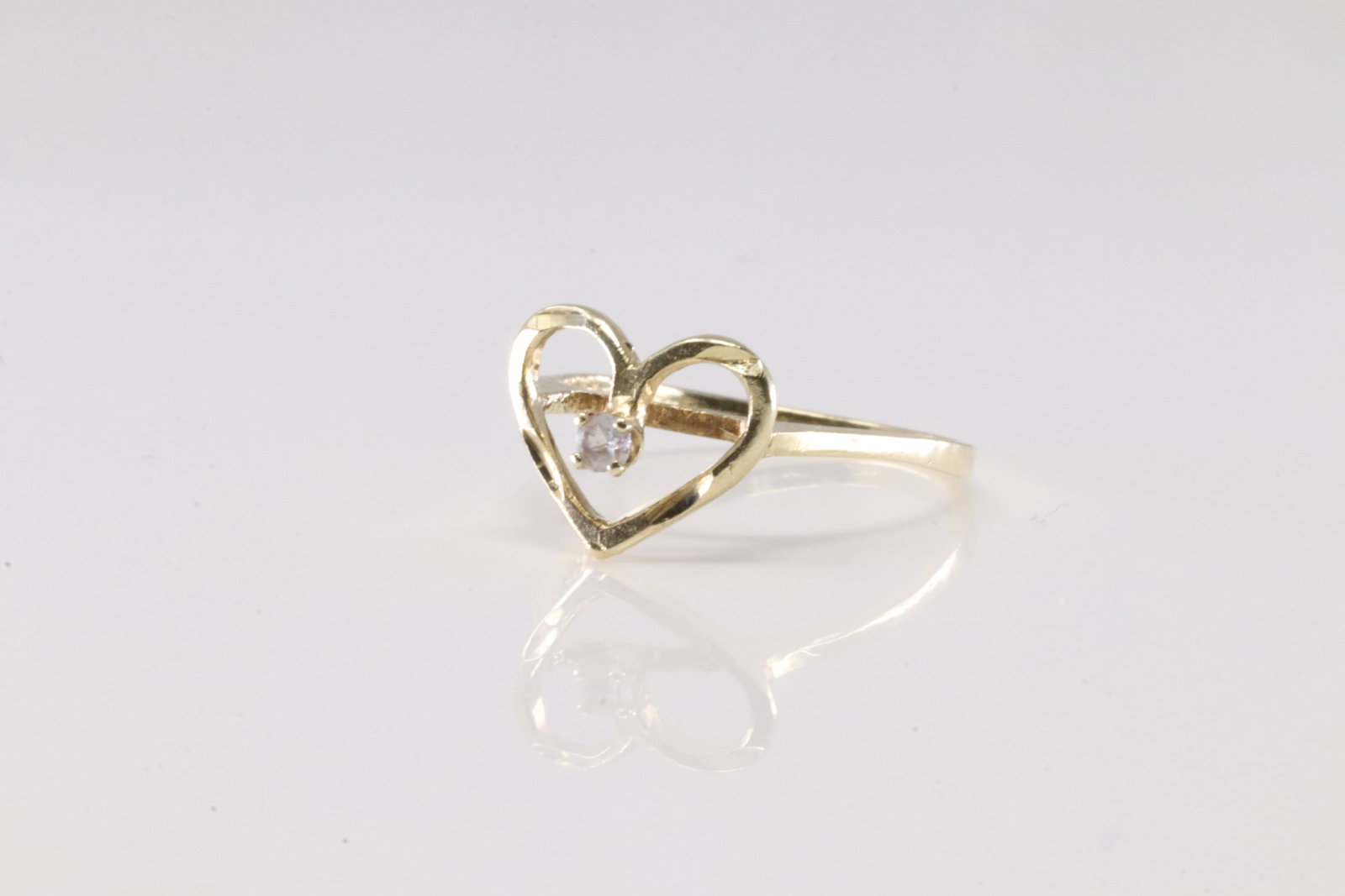 Diamond Heart Ring 14Kt. - 3