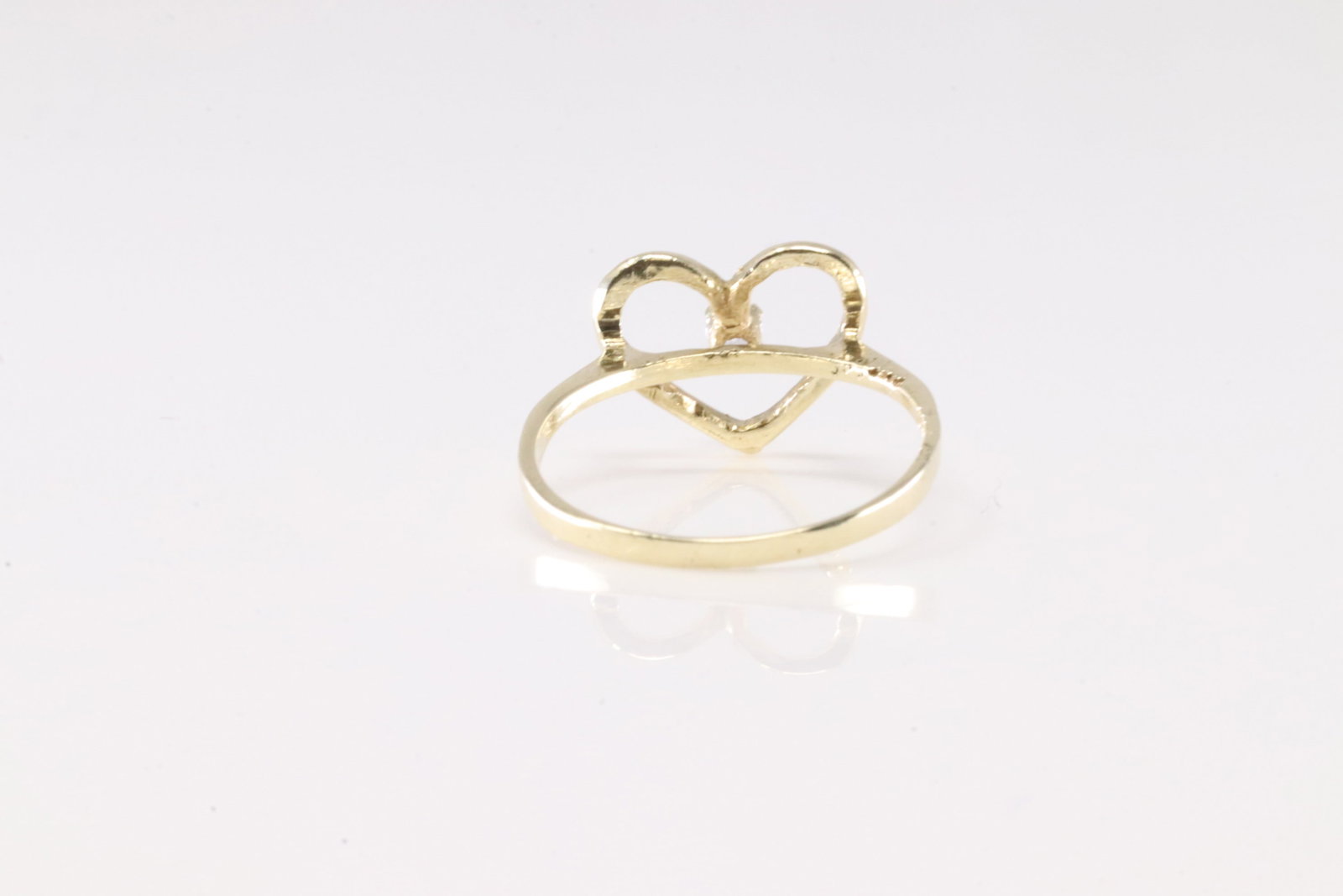 Diamond Heart Ring 14Kt. - 4
