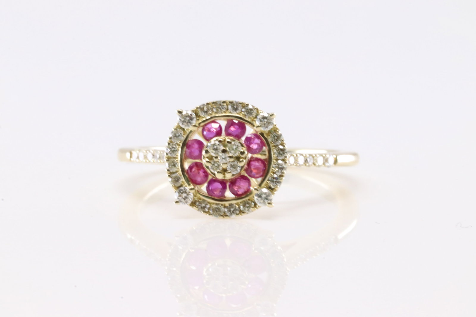 Ruby & Diamond Ring 10Kt. - 2