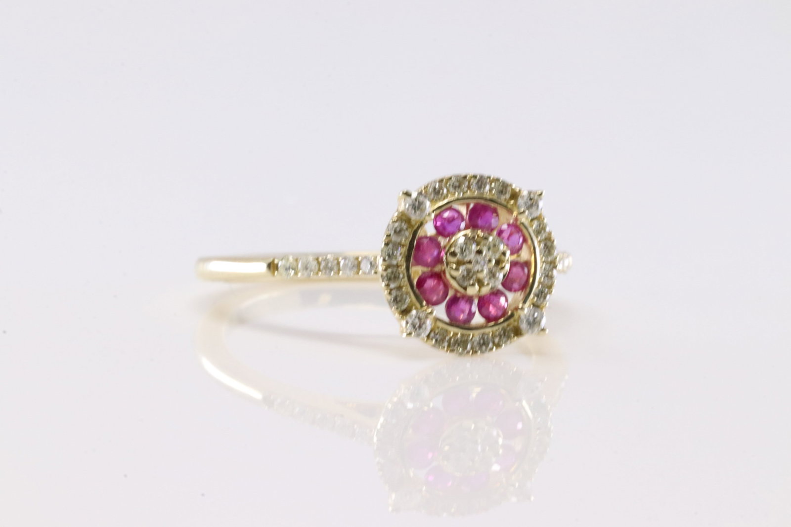 Ruby & Diamond Ring 10Kt. - 3